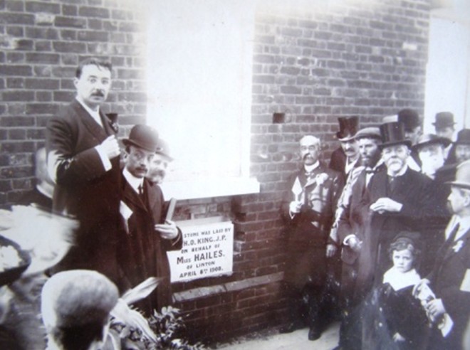 The Opening of the Church Hall, 1908